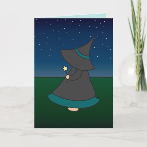 Witchy Wendy Happy Birthday Greeting Card