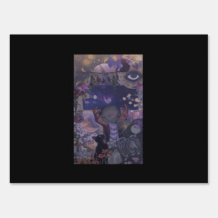 Witchy Whimsigoth Aesthetic With Cats Sign