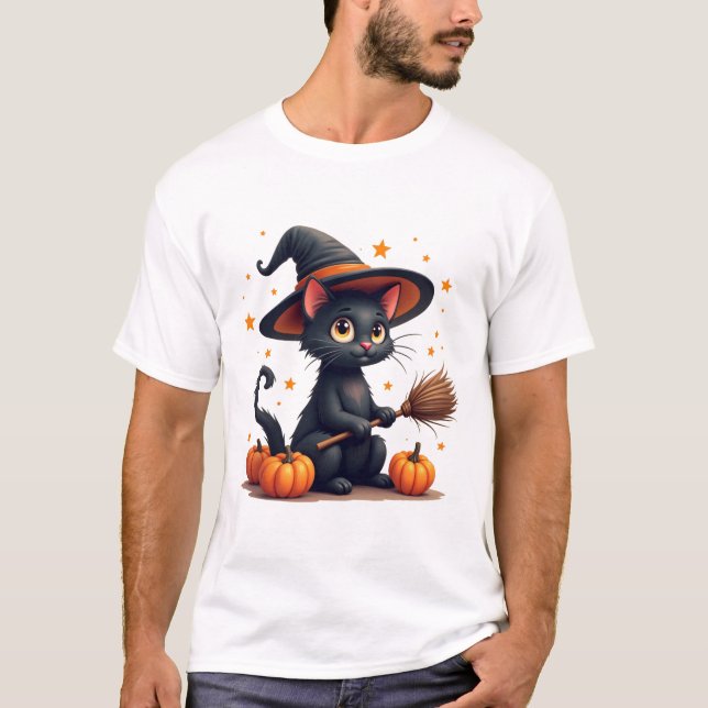 Witchy Whiskers T-Shirt (Front)