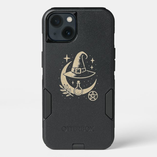 Witchy Wizard Hat Phone Case (Back)