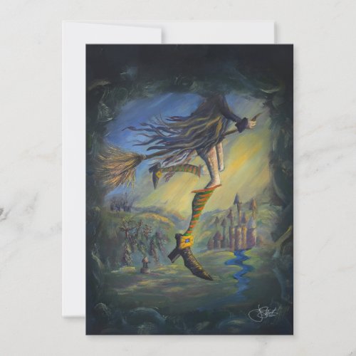 Witchy Woman - 5x7 framable flat Invitation