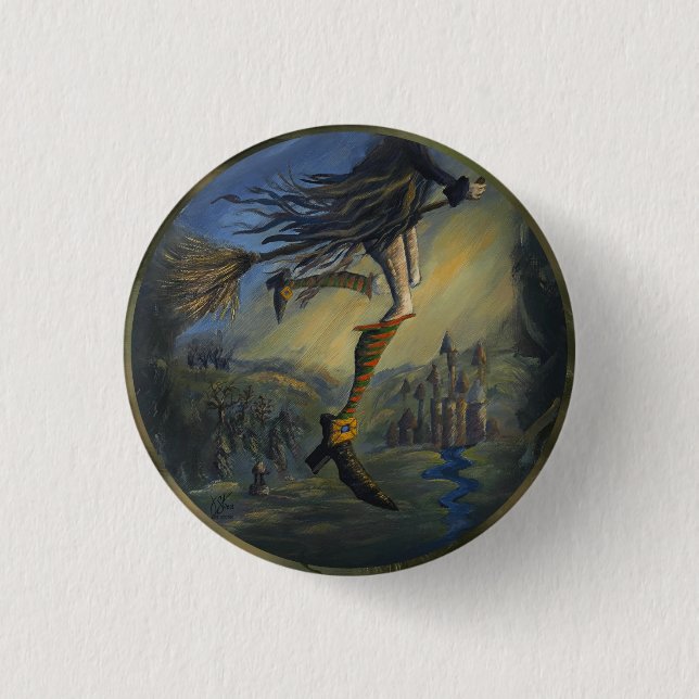 Witchy Woman Button (Front)
