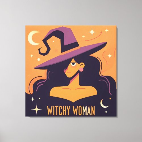 Witchy Woman Canvas Print