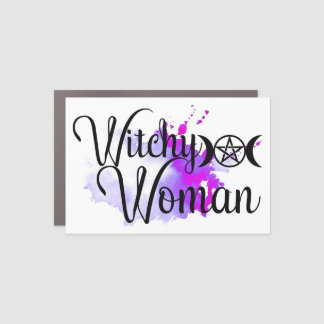 Witchy Woman Car Magnet