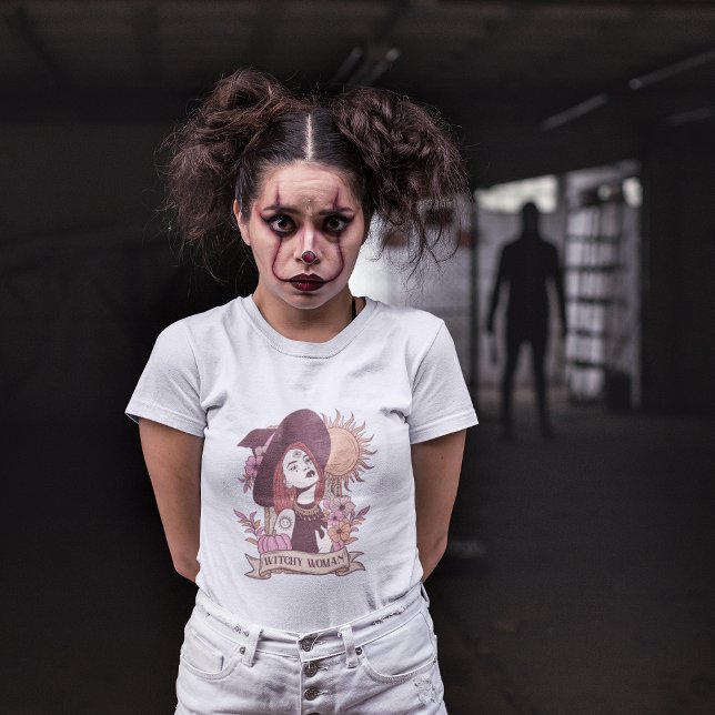 Witchy woman Halloween Family Matching T-Shirt (Halloween Family Matching T-Shirt )