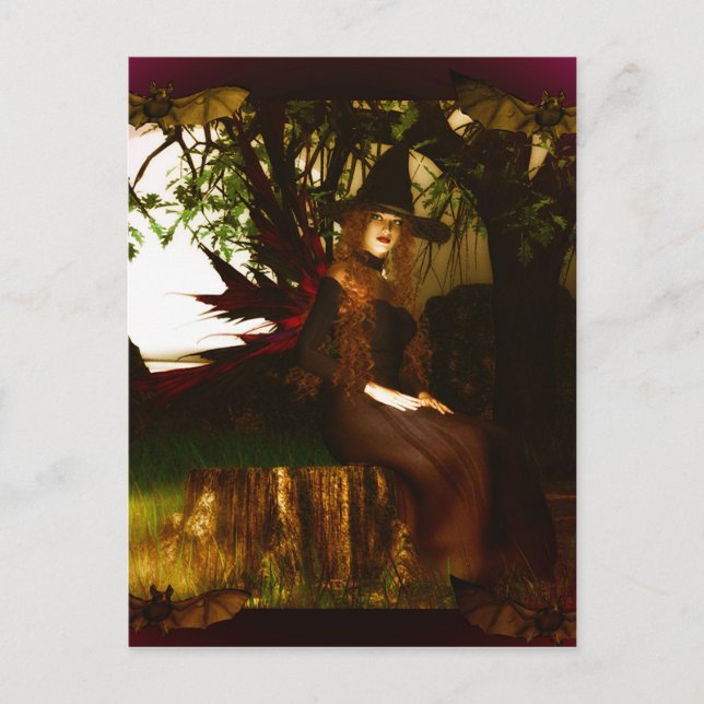 Witchy Woman Postcard (Front)