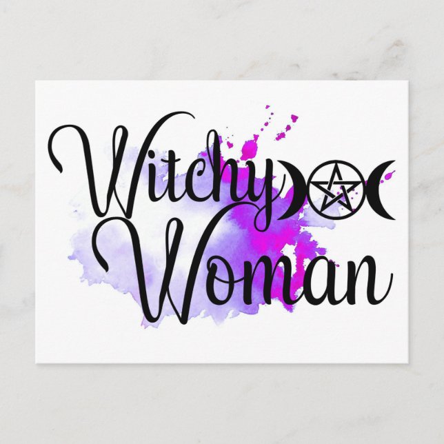 Witchy Woman Postcard (Front)
