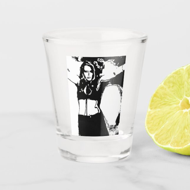 Witchy Woman Shot Glass (Front)