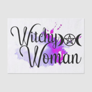 Witchy Woman Watercolor Tissue Paper