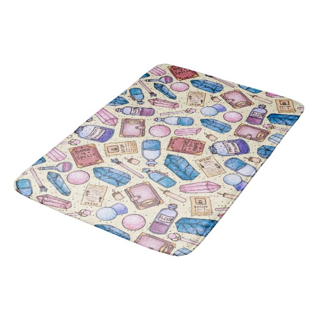 Witchy Wonders Bath Mat (Angled)