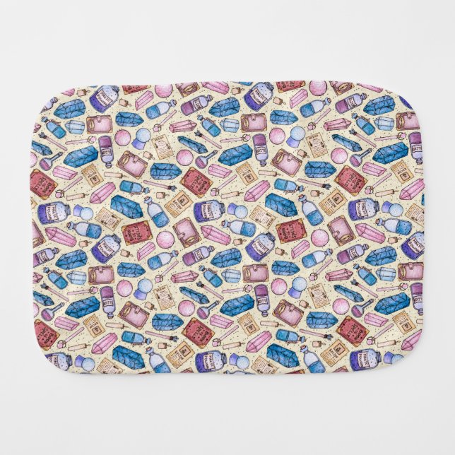 Witchy Wonders Burp Cloth (Front Horizontal)