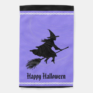 Witchy Wonders Halloween Garden Flag