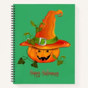 Witchy Wonders: Halloween Themed Custom Notebook