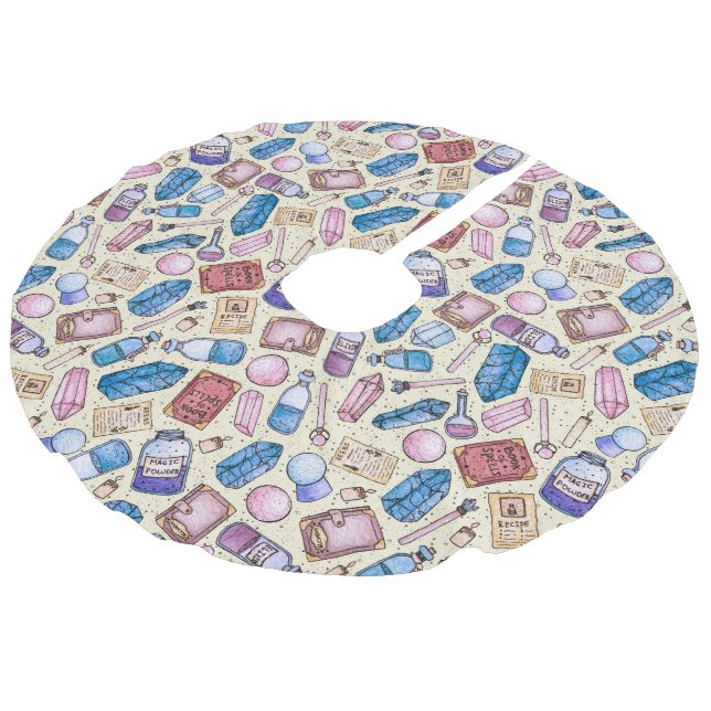 Witchy Wonders Tree Skirt (Angled)