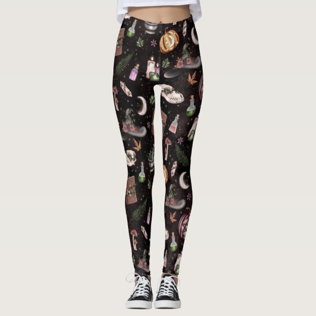 Witchy Woodland  Leggings (Front)