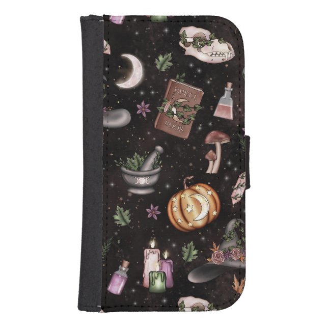 Witchy Woodland Wallet Case (Front)