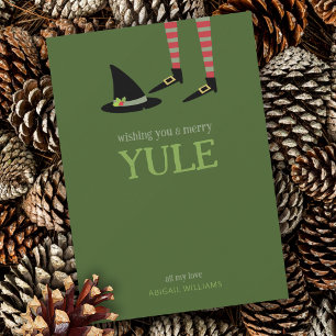 Witchy Yule Holiday Card