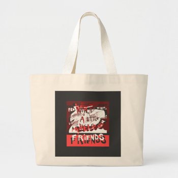 With A Little Help From My Friends Large Tote Bag by Alejandro at Zazzle