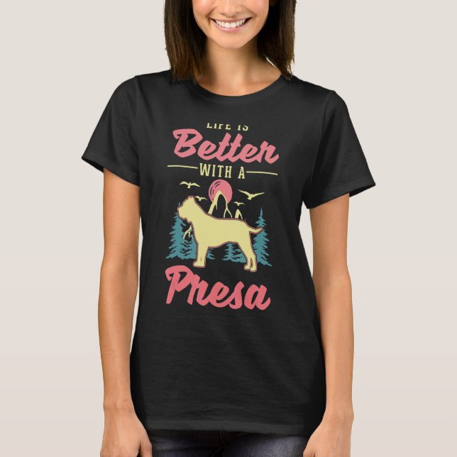 with a Presa Canario T-Shirt