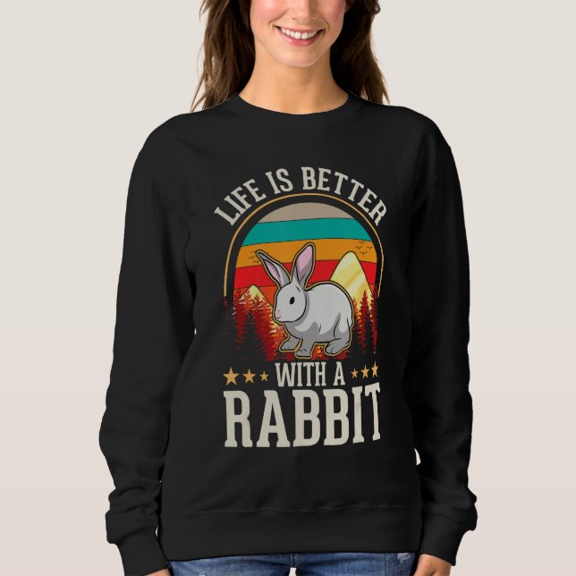 with a Rabbit Sweatshirt (Front)