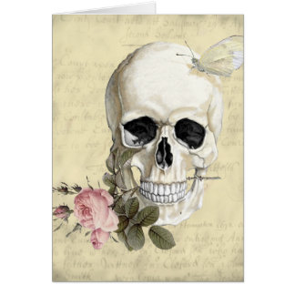 With a rose between my teeth cards