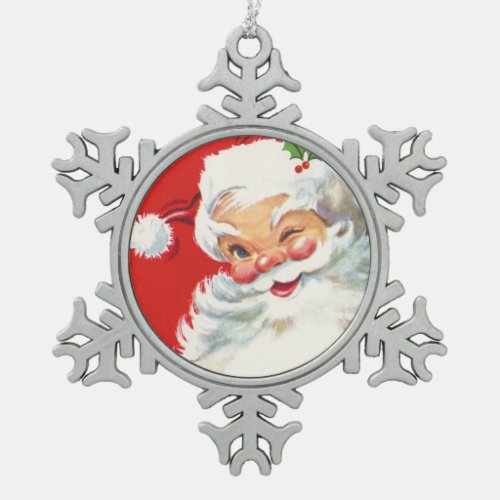 With a Wink of His Eye _ Santa Ornament