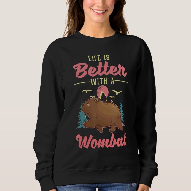 with a Wombat Sweatshirt (Front)