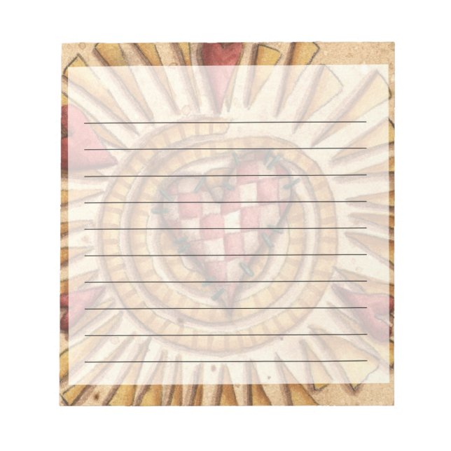 With All My Heart Notepad (Front)