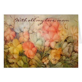 With all my love mom. cards