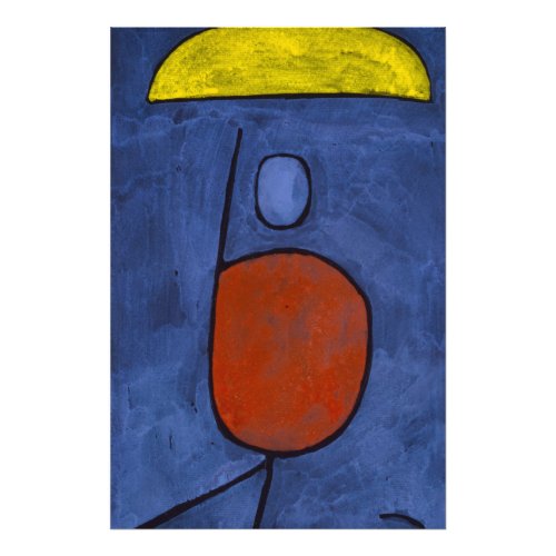 With an Umbrella by Paul Klee Photo Print