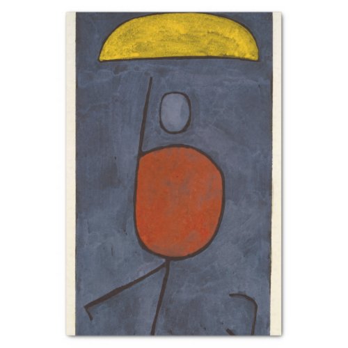 With an Umbrella by Paul Klee Tissue Paper