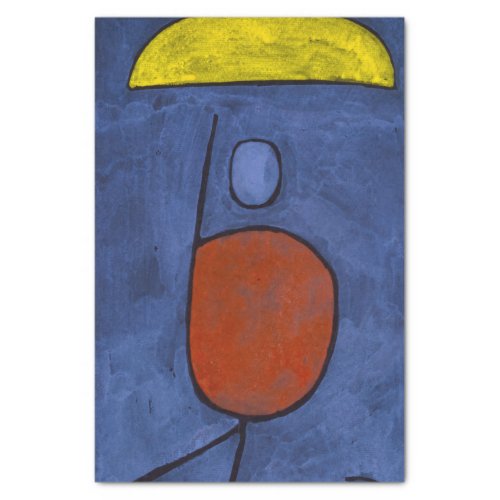 With an Umbrella by Paul Klee Tissue Paper