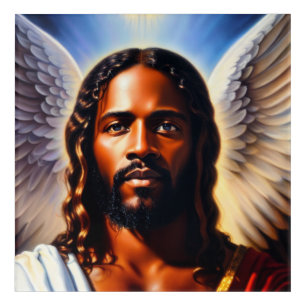 With Angel Wings Acrylic Wall Art