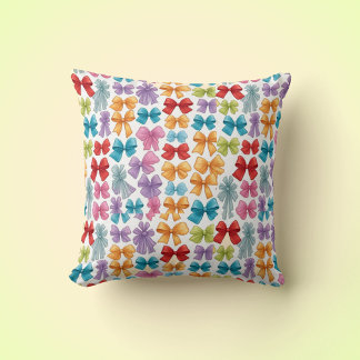 With Bows On It Throw Pillow