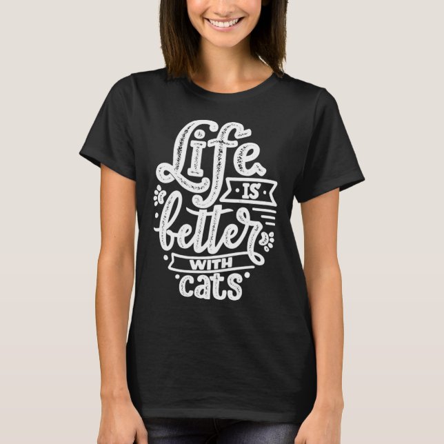with Cats T-Shirt (Front)