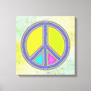With Colors Filled PEACE Sign 1