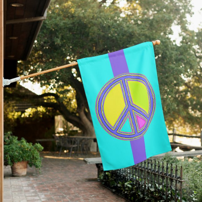 With Colors Filled PEACE Sign 1 (In SItu)