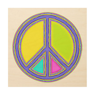 With Colors Filled PEACE Sign 1