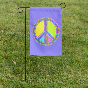 With Colors Filled PEACE Sign 1