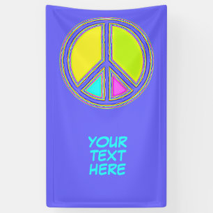 With Colors Filled PEACE Sign 1
