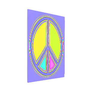With Colors Filled PEACE Sign 1