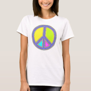 With Colors Filled PEACE Sign 1 T-Shirt