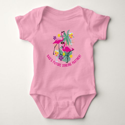  With custom text future Dinking Partner Baby B Baby Bodysuit