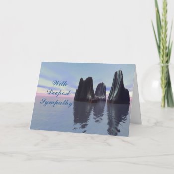 "with Deepest Symapthy" Christian Sympathy Card by Churchsupplies at Zazzle