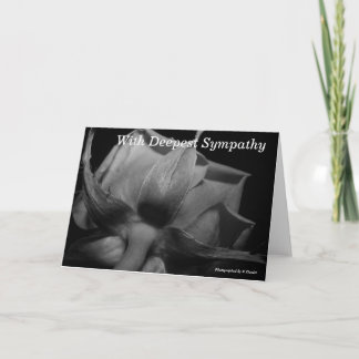 With Deepest Sympathy Card