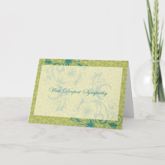 With Deepest Sympathy Card (Front)