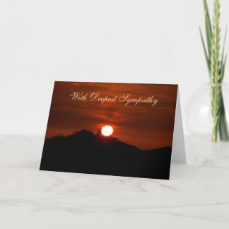 With Deepest Sympathy Card