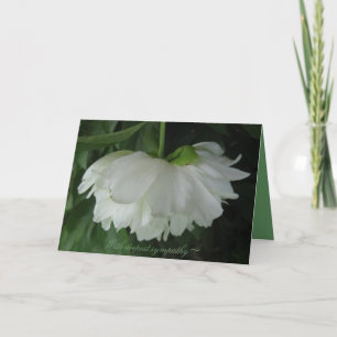 With deepest sympathy~card card