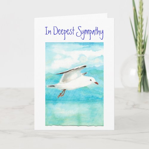 With Deepest Sympathy Encouragement Condolances Card