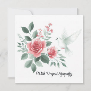 With Deepest Sympathy  Holiday Card